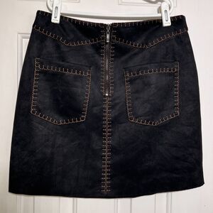 Zara Women's Faux Suede Mini Skirt Size S